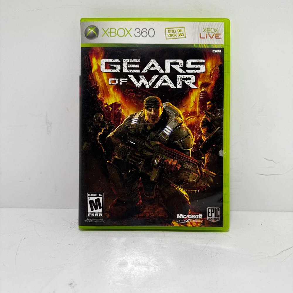 Gears of War Microsoft Xbox 360 Video Game CIB 2006 Shooter Epic Games